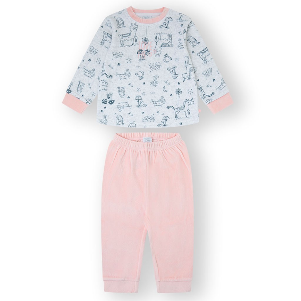 Pijama bebé manga larga 2 piezas