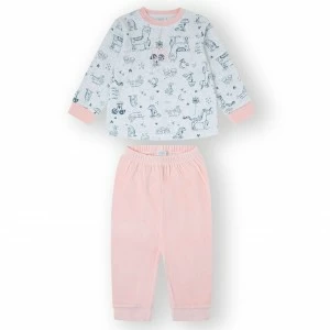 Pijama beb&eacute; manga larga 2 piezas