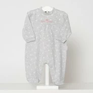 Pelele beb&eacute; largo estampado florecitas