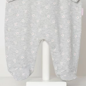 Pelele beb&eacute; largo estampado florecitas
