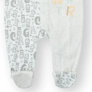 Pijama algod&oacute;n bebe con estampado bosque
