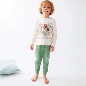 Pijama ni&ntilde;o manga larga vintage