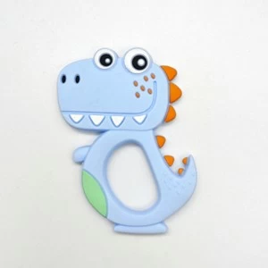 Mordedor silicona beb&eacute; dinosaurio
