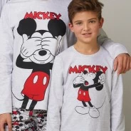 Pijama ni&ntilde;o manga larga Mickey