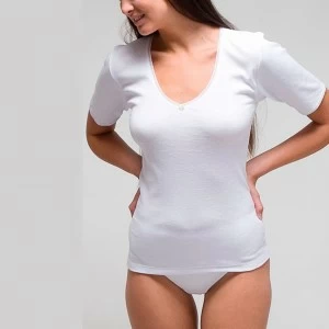 Camiseta manga corta afelpada l&iacute;nea Termal