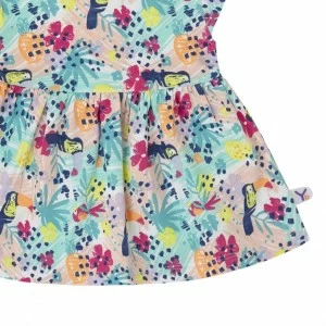 Vestido beb&eacute; algod&oacute;n estampado