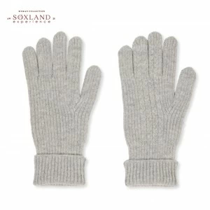 Guantes mujer con grecas en tejido c&aacute;lido.