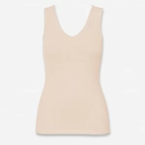 Camiseta mujer tirante ancho algod&oacute;n el&aacute;stico