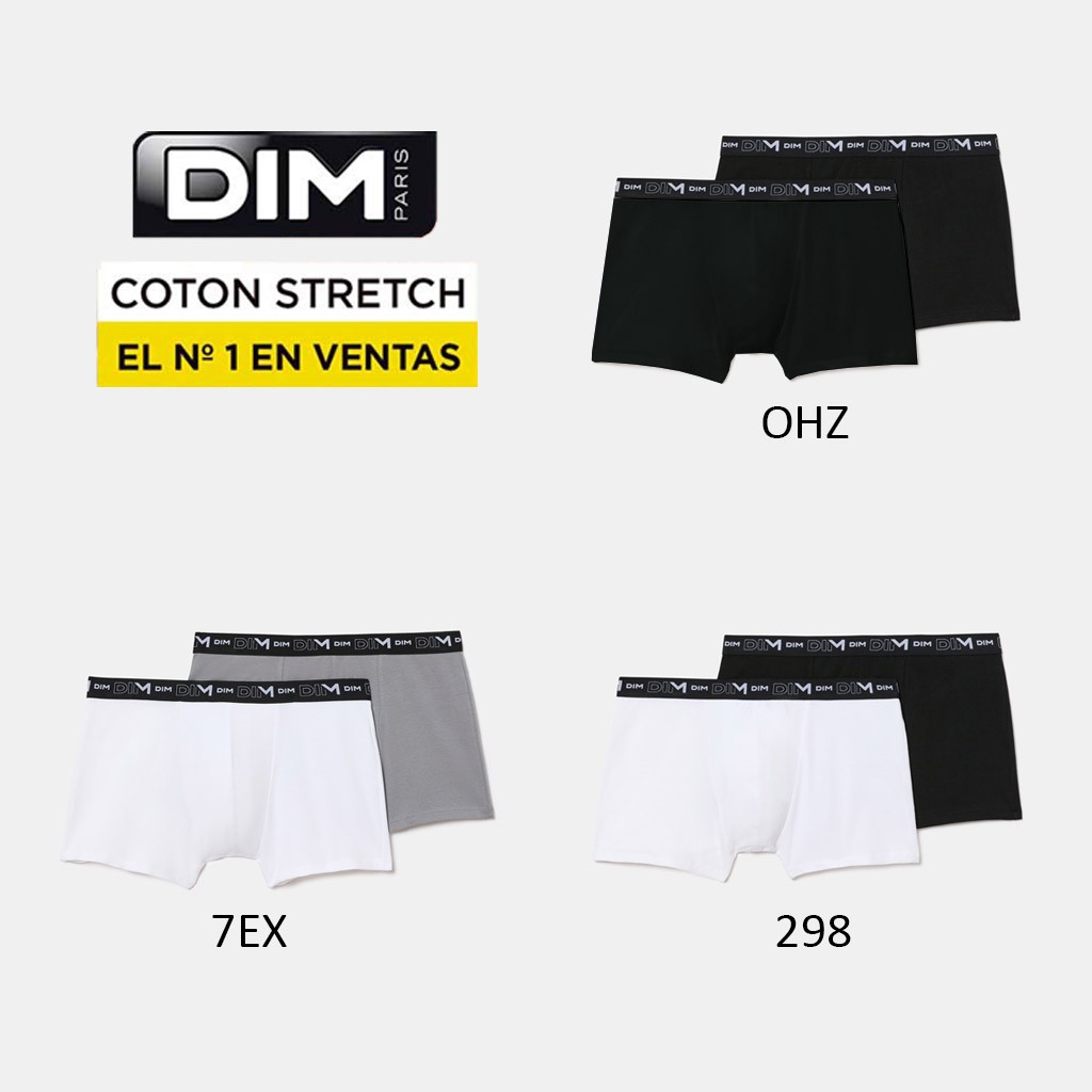 Bóxer confort pack 2 Cotton Stretch en blister