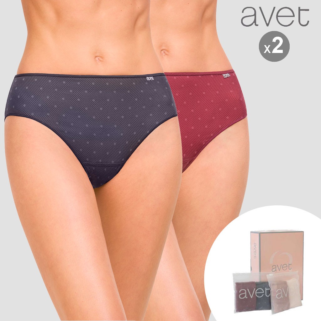 Braga mujer pack 2 topitos poliamida elástica.