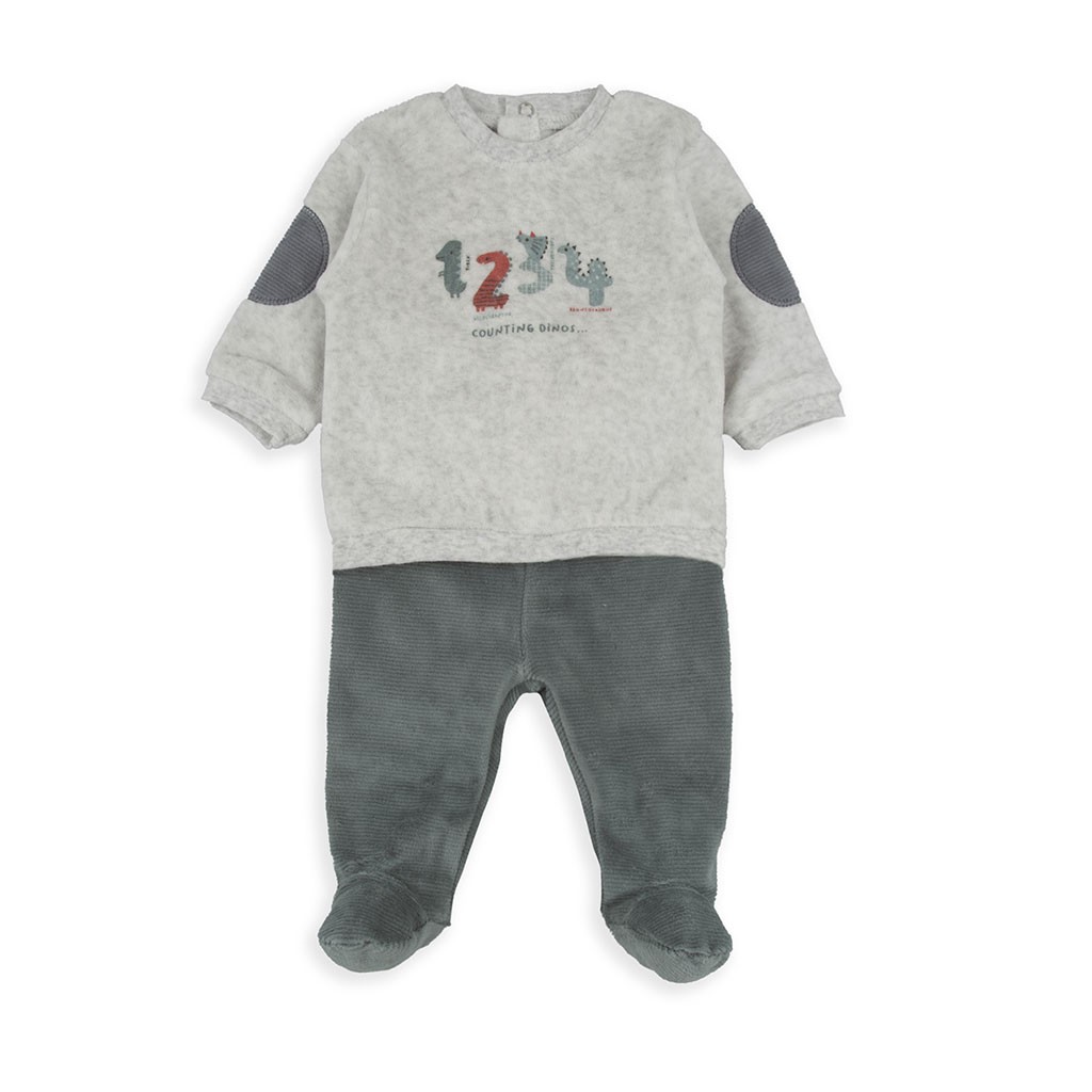 Pijama bebé 2 piezas manga larga