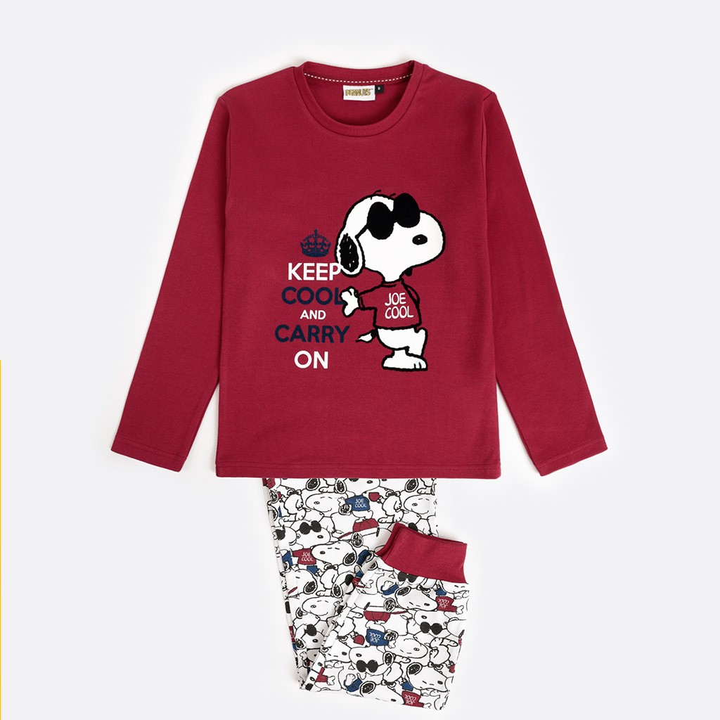 Pijama niña algodón estampado Snoopy