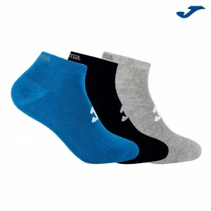 Calcetin infantil x3 unisex tobillero bajo algod&oacute;n