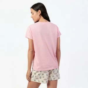 Pijama corto mujer estampado Snoopy