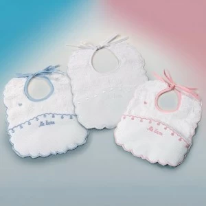 Babero beb&eacute; pack 2 para bordar