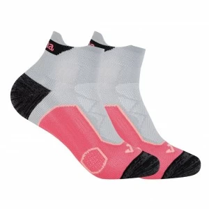 Calcet&iacute;n pack x2 tobillero t&eacute;cnico mujer running