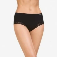 Culotte mujer algod&oacute;n el&aacute;stico con puntillas