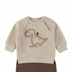 Chandal beb&eacute; sudadera y pantal&oacute;n algod&oacute;n