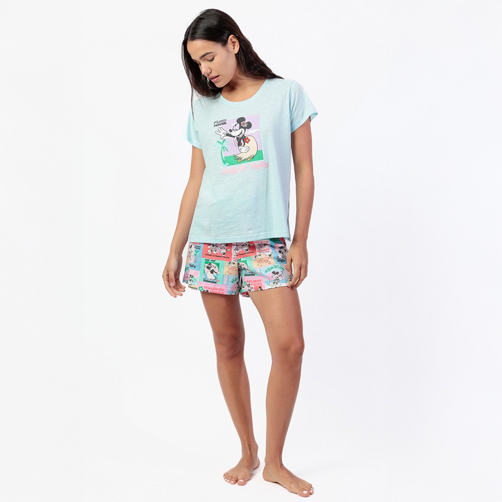 Pijama mujer manga corta Minnie Mouse