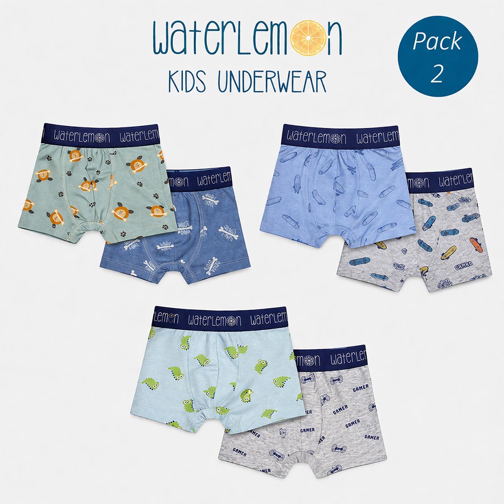 Boxer goma vista infantil pack 2