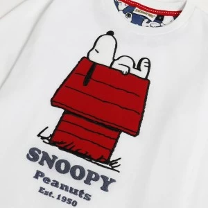 Pijama ni&ntilde;a manga larga Snoopy