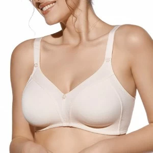 Sujetador sin aros Naturcotton Blanca