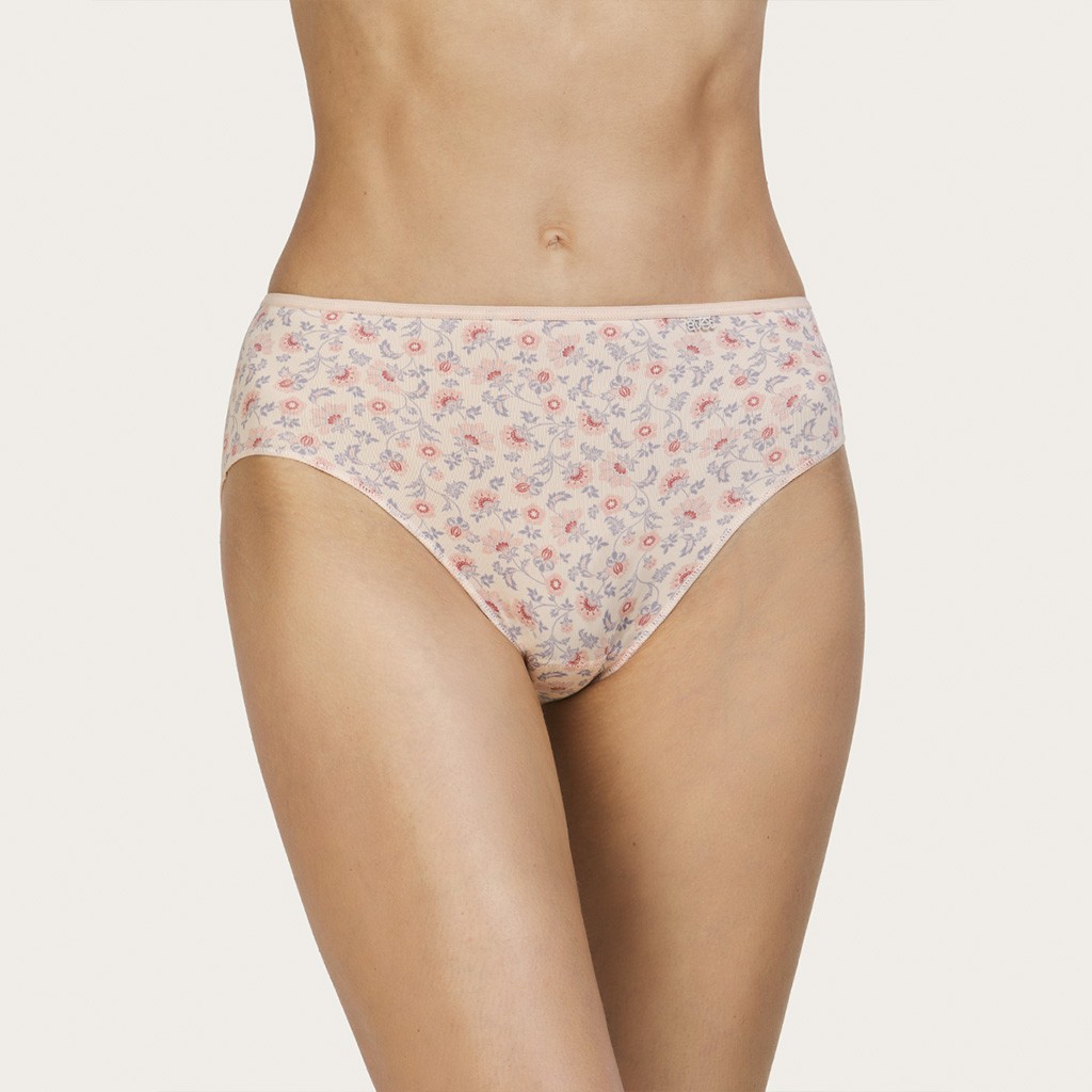 Braga mujer alta de suave microfibra estampada
