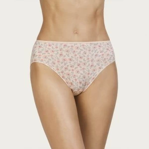 Braga mujer alta de suave microfibra estampada