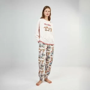 Pijama largo mujer dise&ntilde;o Tom & Jerry
