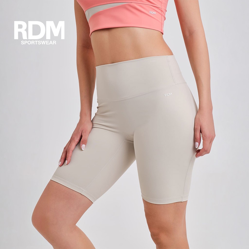 Legging deportivo corte bike cintura alta beige