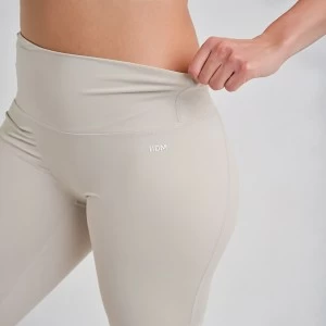 Legging deportivo corte bike cintura alta beige