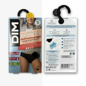 Braga bikini ni&ntilde;a menstrual lavable flujo moderado