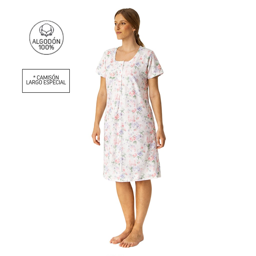 Camis&oacute;n manga corta mujer algod&oacute;n