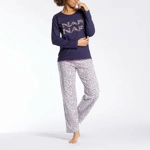 Pijama mujer algod&oacute;n manga larga
