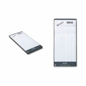 Estuche pa&ntilde;uelos blancos pack 6 Marvin