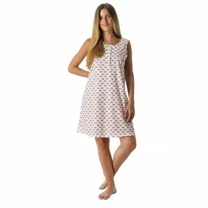 Camison mujer de tirante y cuello tapeta estampado