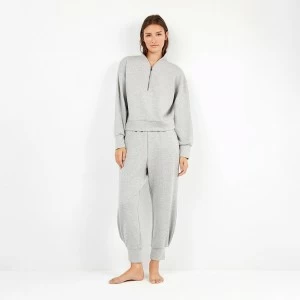 Sudadera mujer cuello algo cremallera