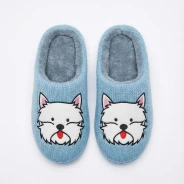 Zapatilla homewear mujer perrito