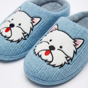 Zapatilla homewear mujer perrito