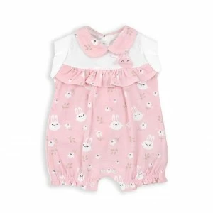 Pijama pelele de bebe manga corta algod&oacute;n