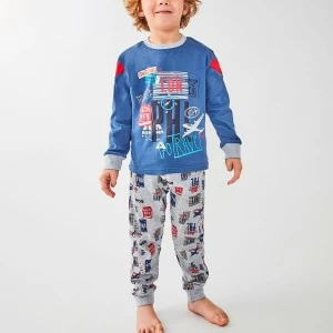 Pijama infantil manga larga algod&oacute;n