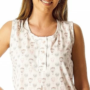 Pijama algod&oacute;n mujer tirantes 