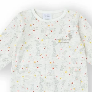 Pijama bebe con bolsillo y estampados algod&oacute;n