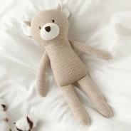 Peluche osito algod&oacute;n 100% patilargo de crochet