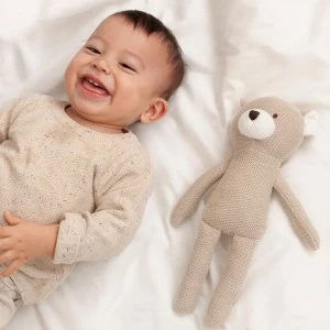 Peluche osito algod&oacute;n 100% patilargo de crochet