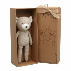 Peluche osito algod&oacute;n 100% patilargo de crochet