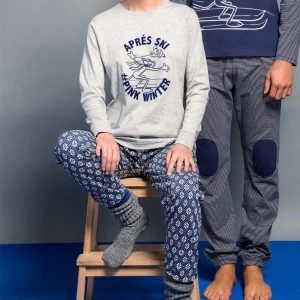 Pijama manga larga Pantera Rosa
