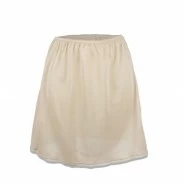 Combinacion falda lisa corta
