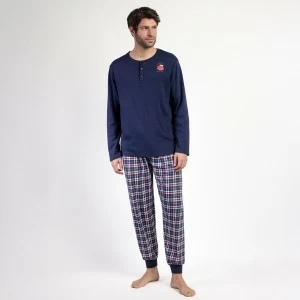 Pijama hombre cuello con botones Snoopy
