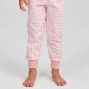 Pijama ni&ntilde;a manga larga estampado